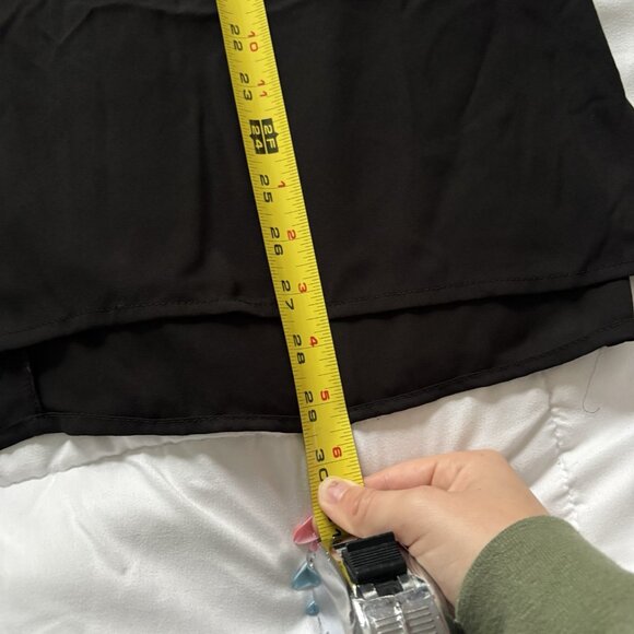 Lush Womens Blouse Sleeveless Black High Neck Layered Lightweight - Picture 5 of 8